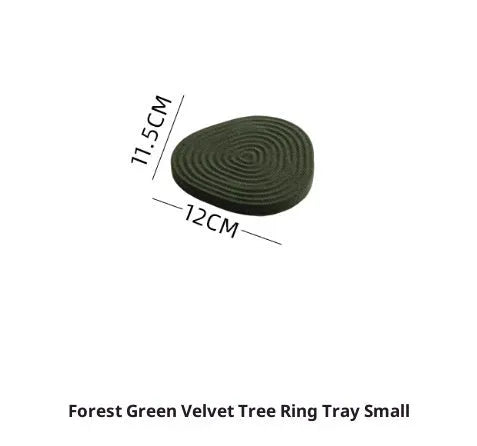 Flannel tree wheel jewellery display stand with rotating design, small size 12x11.5cm, black colour