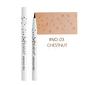 Dark brown freckle pen with precision tip for natural-looking waterproof makeup application