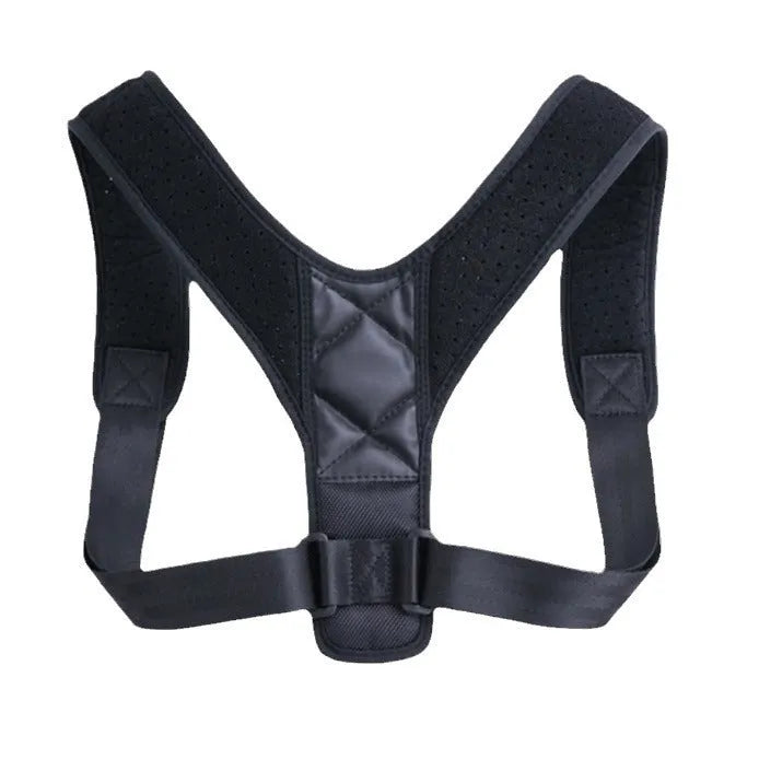 Babaka style nylon back correction posture support belt on a white background.