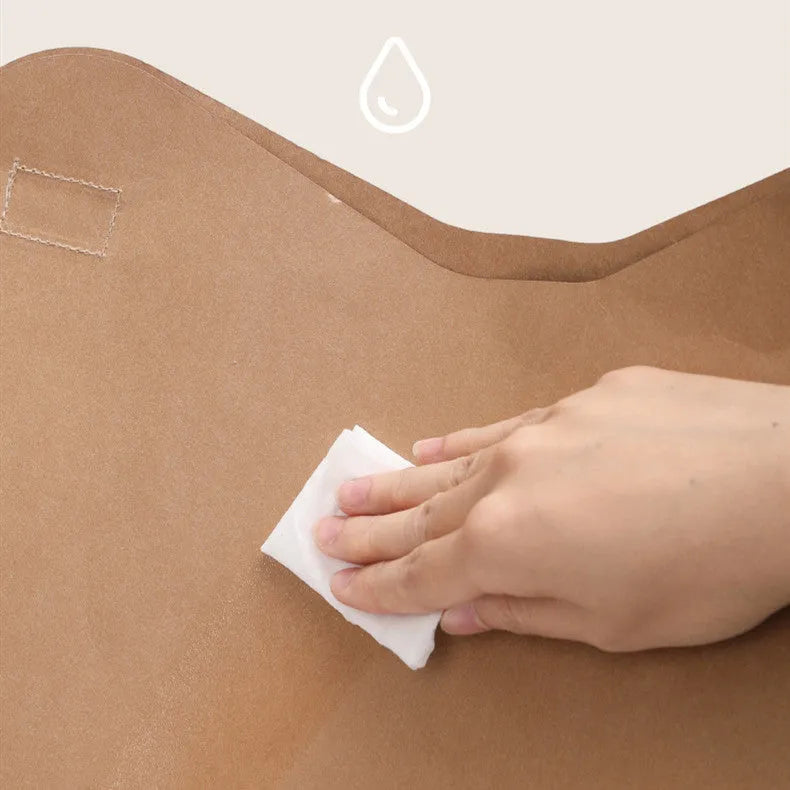 Brown washable kraft paper cat scratching board integrated with enclosed cat nest measuring 40x30x53 cm