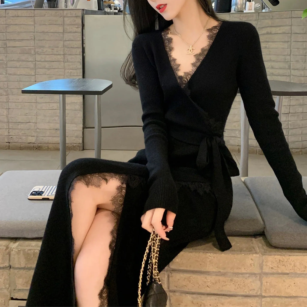 Black women's slim fit Princess dress style skirt on a hanger