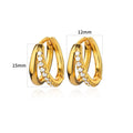Women's irregular geometric butterfly earrings with copper construction and heart, bow, star elements