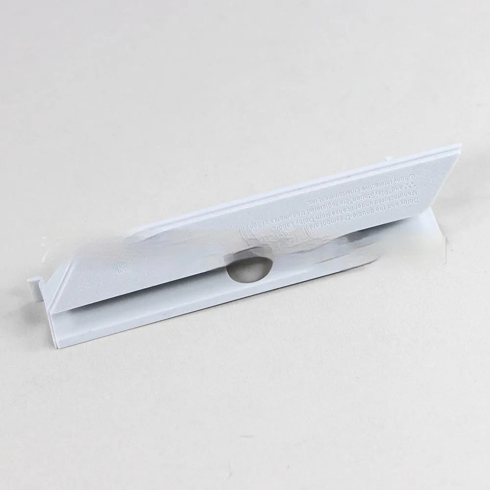 Black and white plastic hard drive baffle cover for 3.5-inch SATA drives