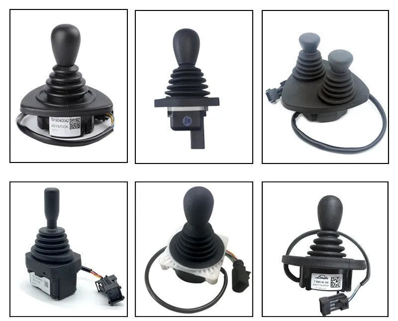 Black ABS plastic forklift hydraulic control lever joystick for hydraulic handling trucks