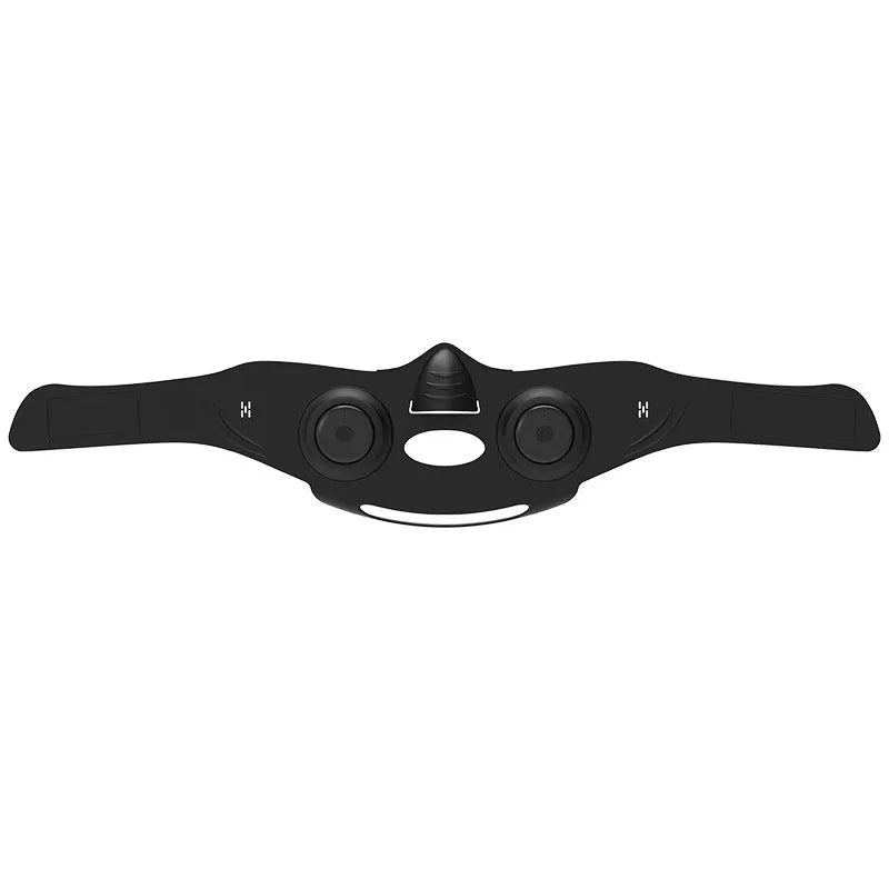 Black photon facial beauty device with USB cable and a white face mask attachment.