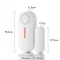 WiFi door magnetic sensor alarm unit with wireless connectivity for smart home security systems