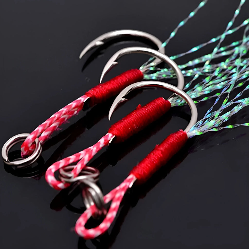 Bright wire iron plate fishing hook for sea fishing in sizes No. 9 to No. 14