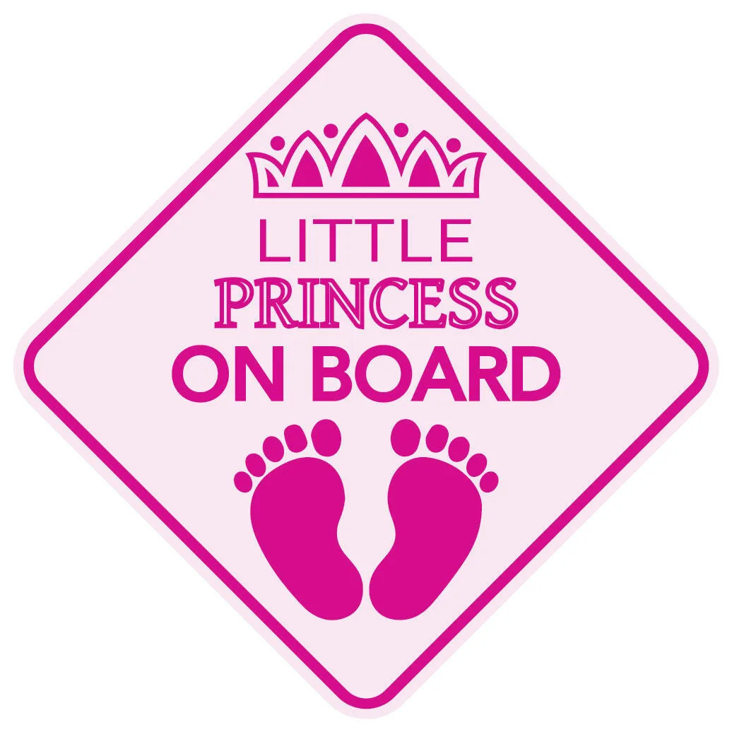 Baby on Board reflective car stickers showing baby and bottle designs in PET material for vehicle safety