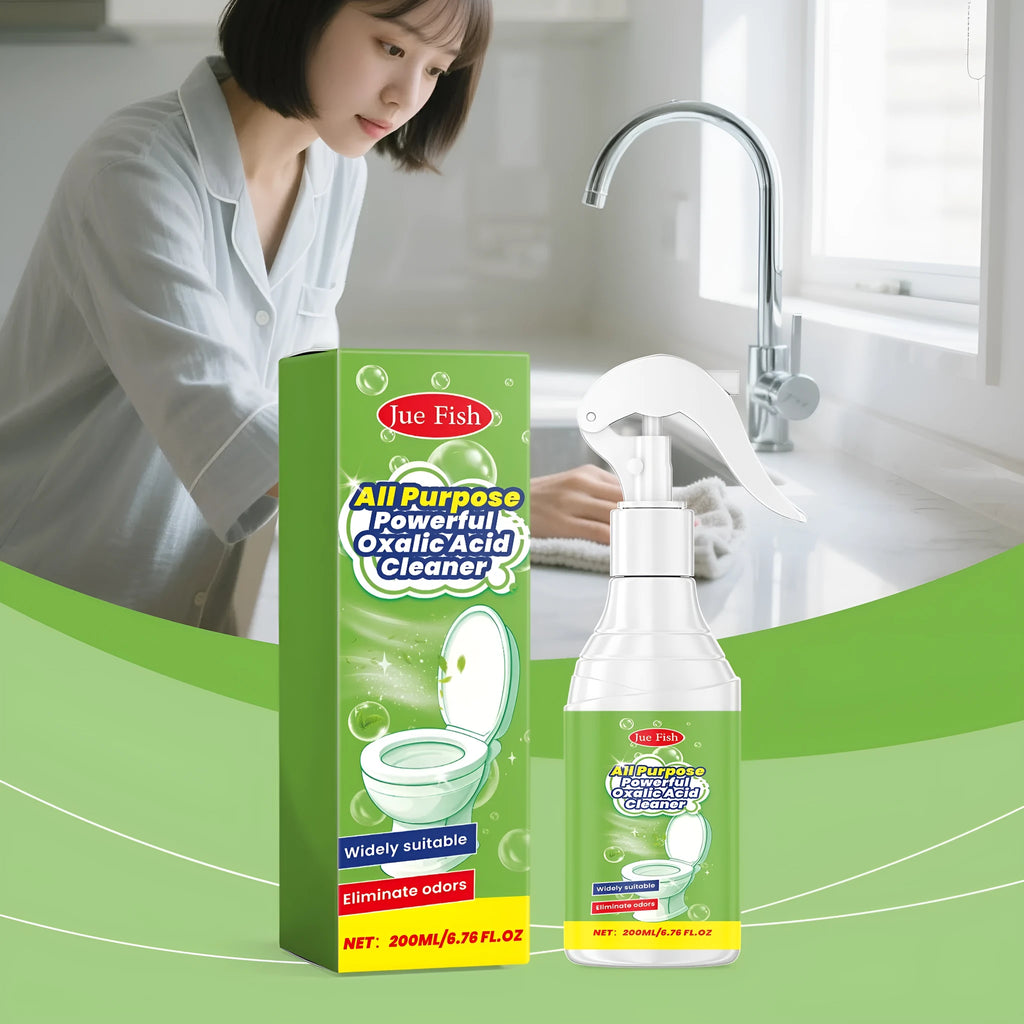 200ml multi-functional grease cleaning spray in white bottle with spray trigger, 5.5cm diameter
