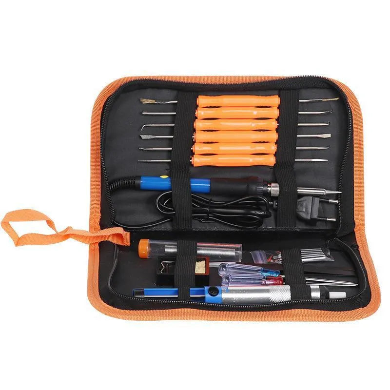 Adjustable temperature soldering iron pen tool kit 60W ceramic core 200-550°C pointed tip