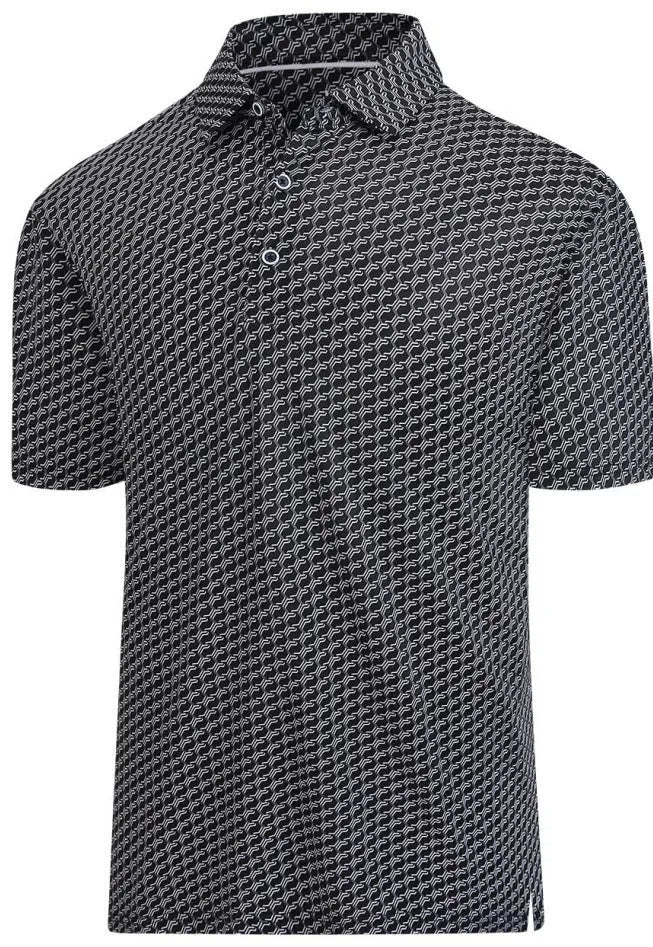 Men's 3D printed short sleeve t-shirt with zipper decorations in Japanese retro style