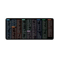 Large office mouse mat with printed calculator and keyboard shortcut keys in multiple size options
