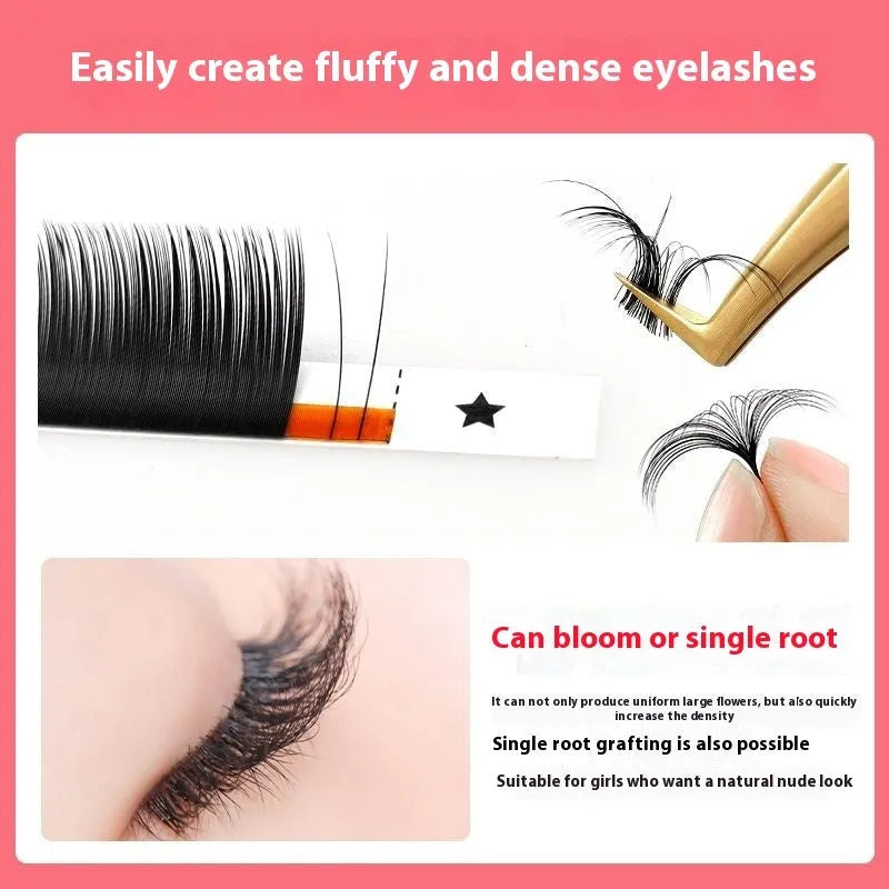 Mink hair false eyelashes showing 16-row dense matte construction in lengths from 8mm to 18mm