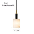 Marble pendant light in small D12cm and large D15cm sizes for living room or bedroom, 220V