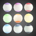 TPR rubber dog training ball with sound feature in dual-colour design