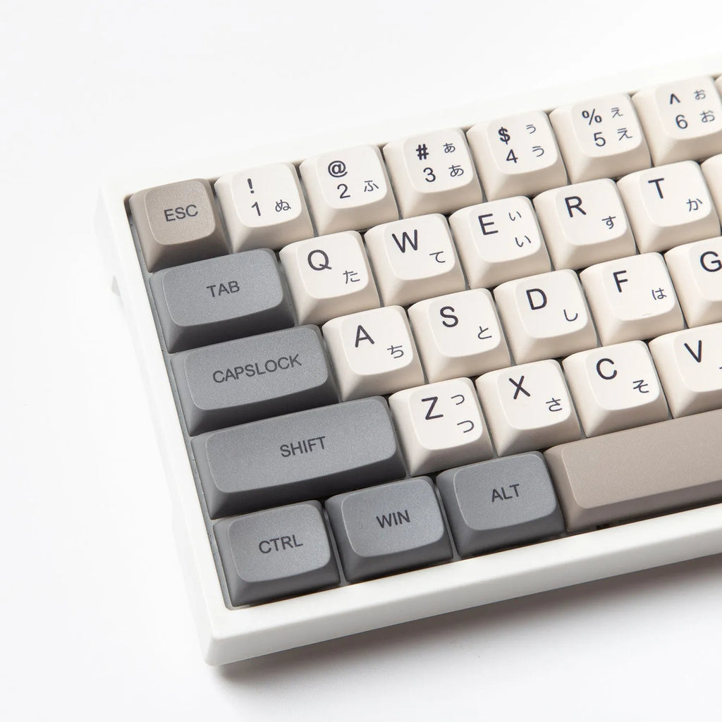 Set of 139 XDA profile PBT keycaps for mechanical keyboards, showing English legends.