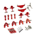 K989 metal shock absorber set with drive shaft in red or blue for 1:28 scale RC car