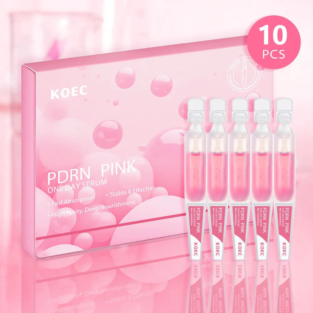 KOEC Powder Polypeptide disposable moisturising sheet masks 10-pack with latex material