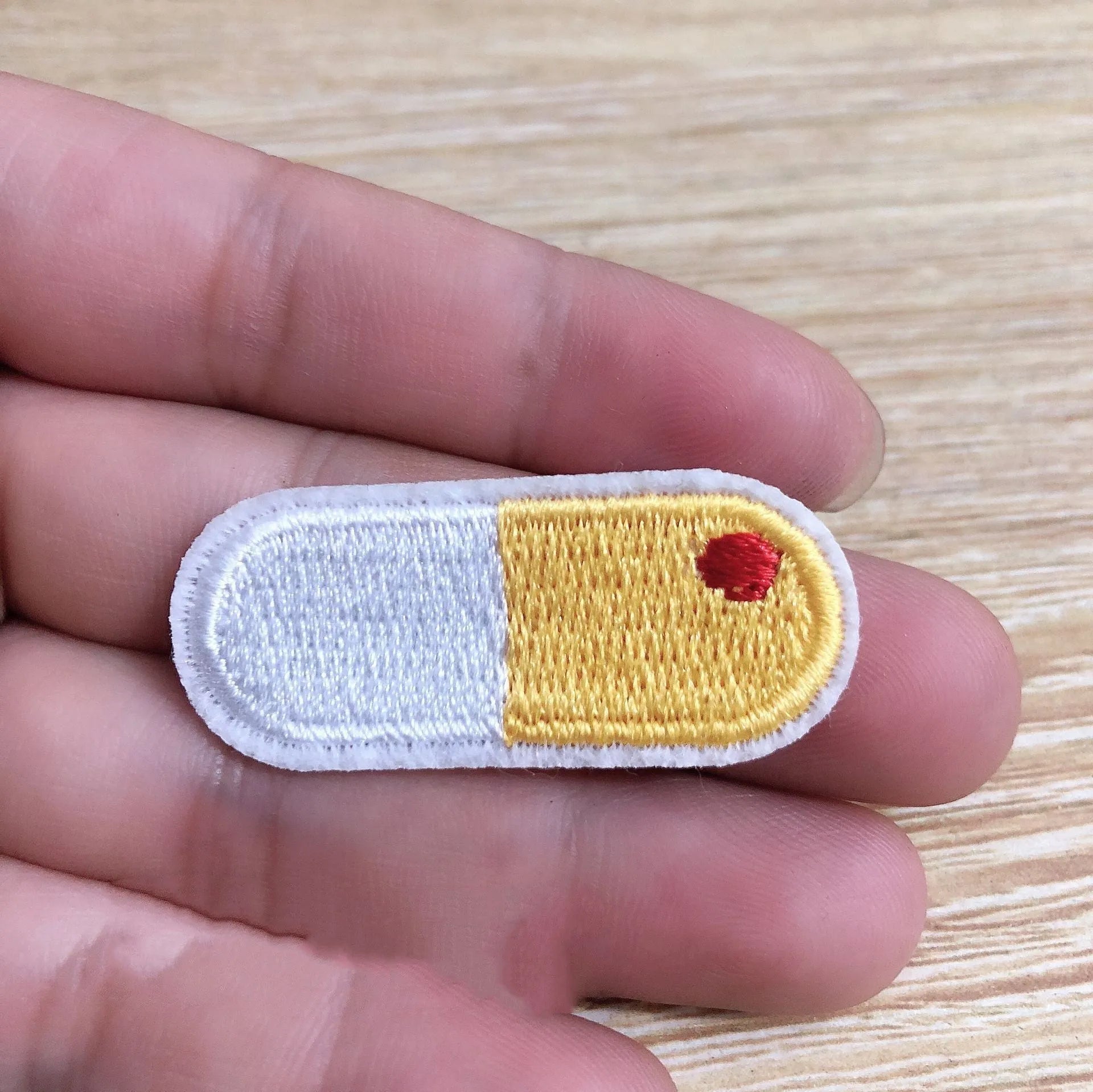 Set of 10 embroidered cloth patch badges with detailed lace craft embroidery