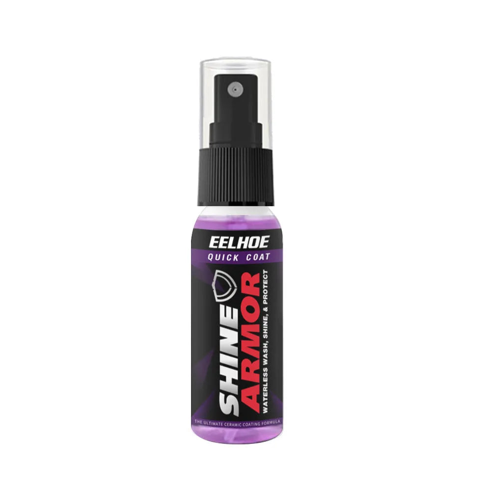 Purple automobile nano coating spray bottle with hand spray wax microplated crystal technology