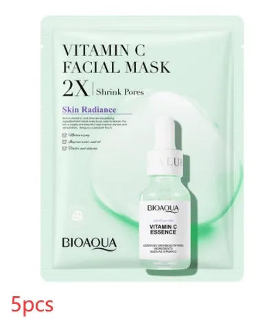 Collagen face mask sheet with hyaluronic acid gel formula in 30g pack