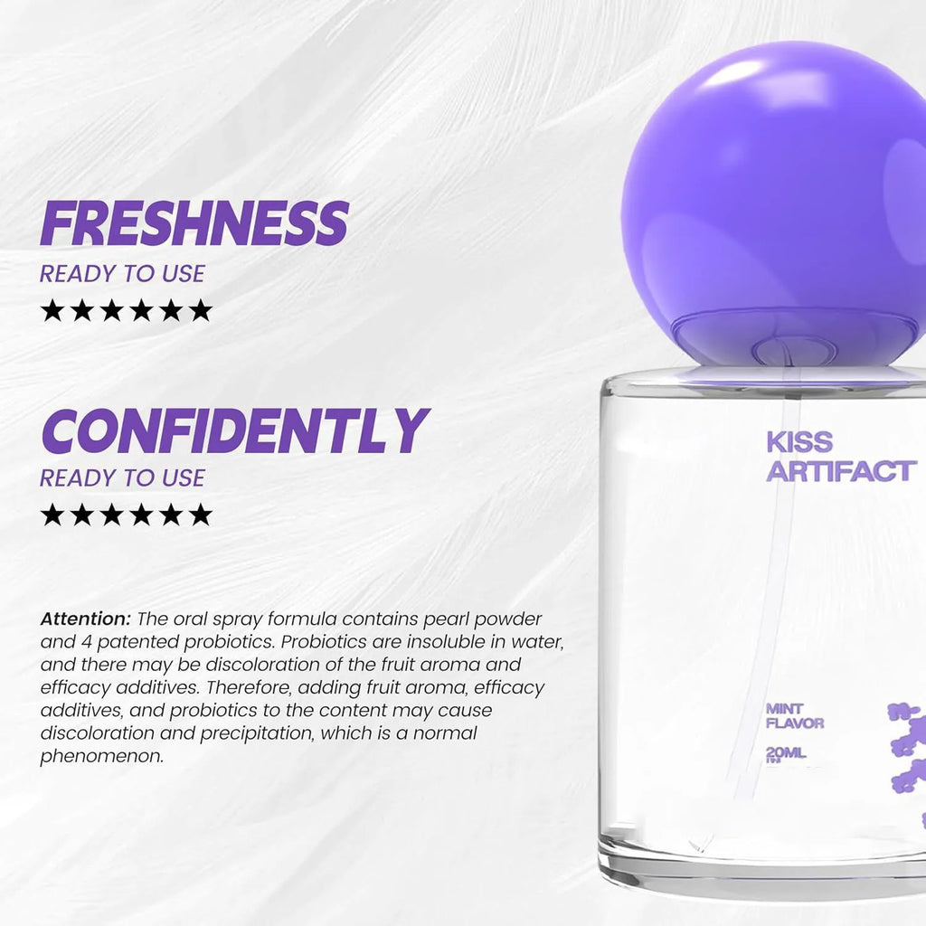 20ml portable oral hydrating spray bottle for dry mouth and lips.
