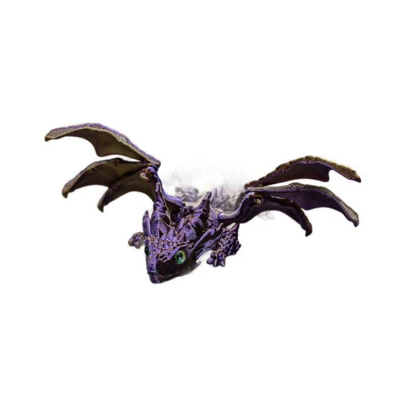 Flying Dragon Wings decoration toy in PLA plastic, showing detailed wing design and colour options.