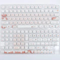 Colourful Dessert Cat sublimation printed mechanical keyboard keycap set with MOG round design