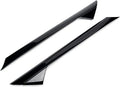 Black Ford front windshield decorative trim panel set, part numbers BB5Z-7803144-AA and BB5Z-7803145-AA.
