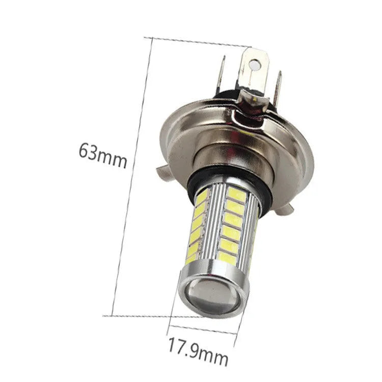 White LED fog light for motorcycle headlight, 63x18mm, 700LM output