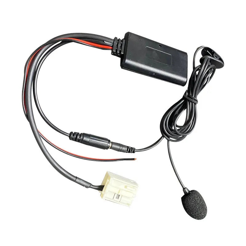 Car audio Bluetooth AUX cable for Citroen and Peugeot vehicles with RD4 stereo compatibility