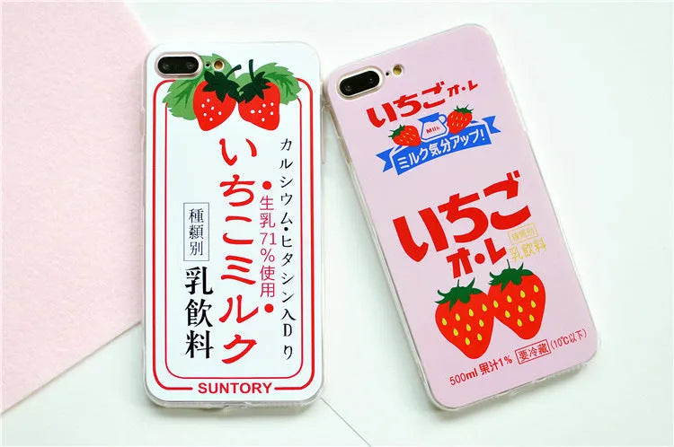 Strawberry painted TPU PC back cover phone case for Apple iPhone 11 in pink colour