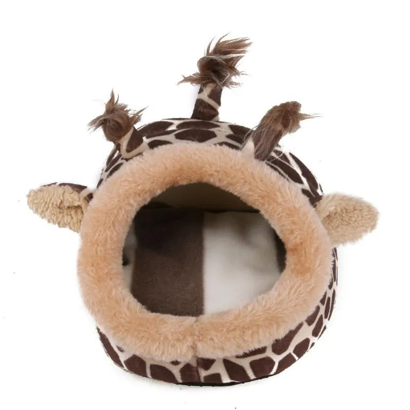 Warm hamster cotton nest, removable washable small pet bed in 3D PP cotton, L 24x20x18cm M 19x18x13cm
