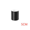 Roll of matte black 3D carbon fibre waterproof protection film for car door sills and bumpers.