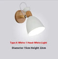 Modern simple alloy wall lamp in grey with window-style front panel, 5W light source option