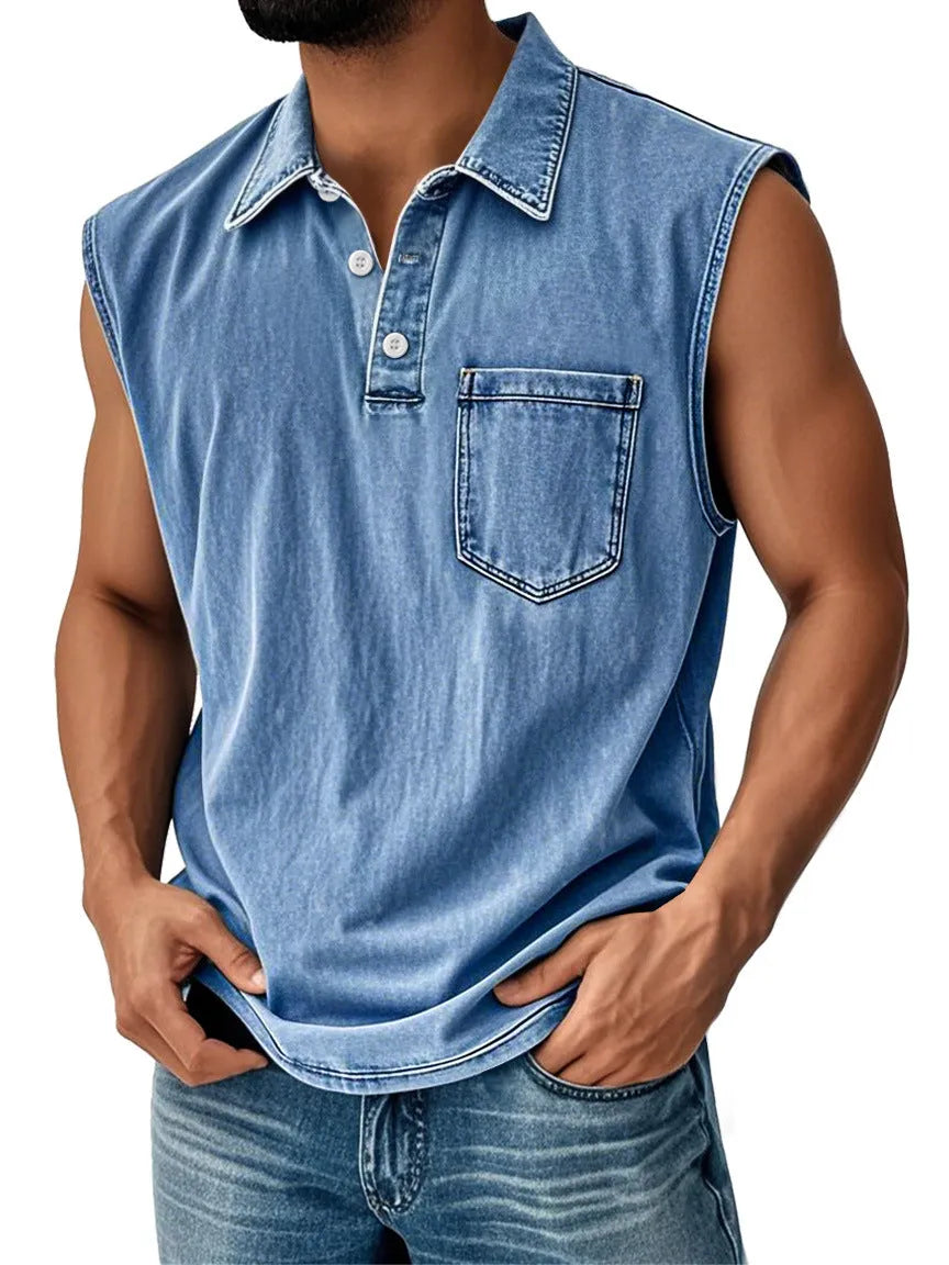 Men's loose fit short sleeve polo shirt with 3D digital printing in various colour options