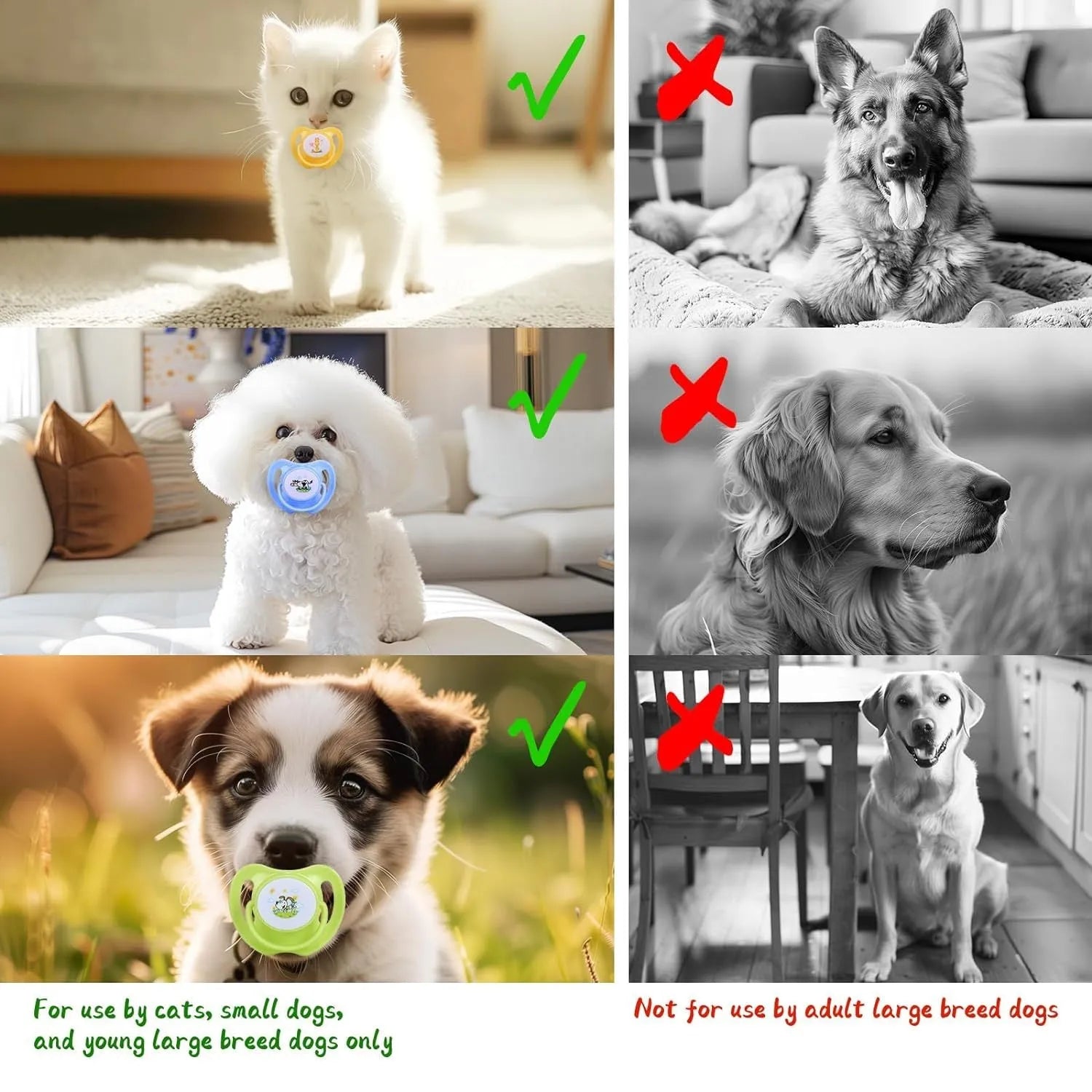 Blue silicone dog pacifier for small dogs with ventilation holes and dust-proof cover on pink background