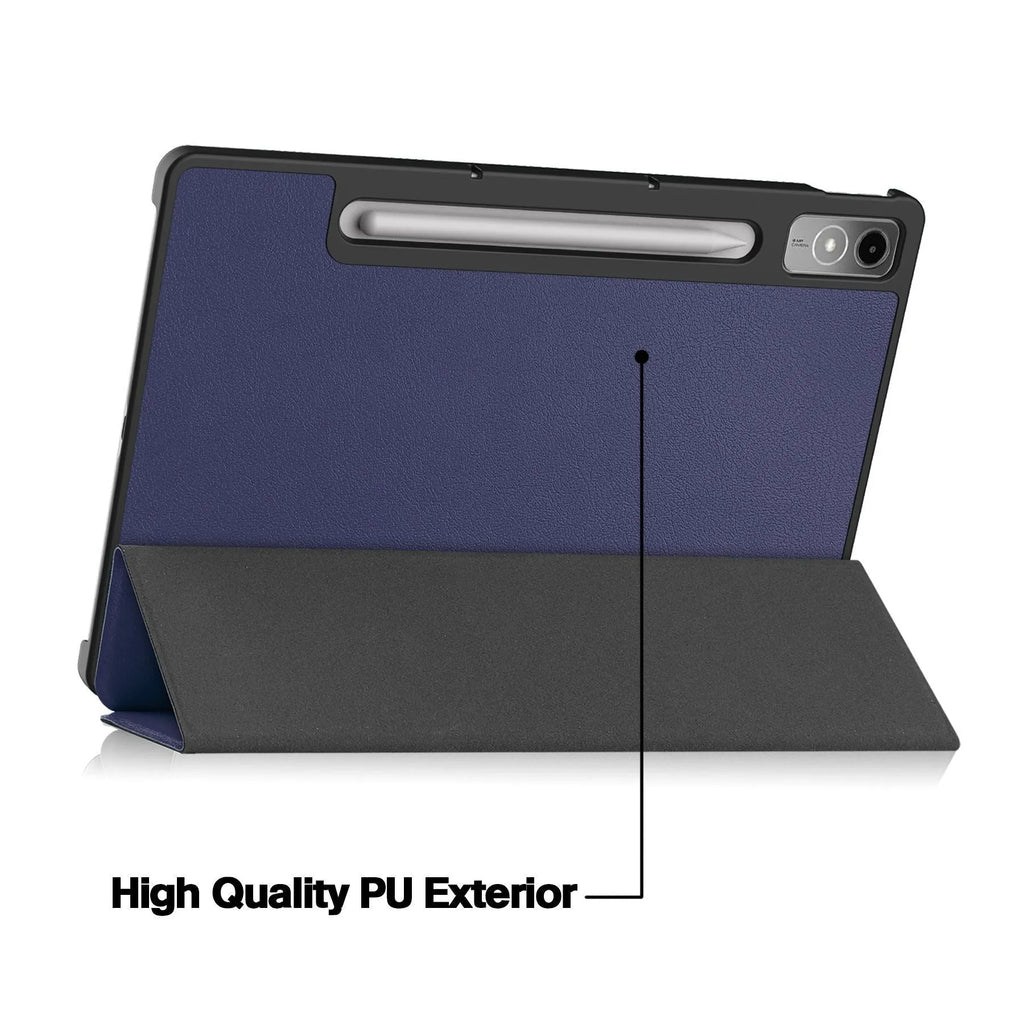 Lenovo Tab P12 127-inch protective case in three-fold design with built-in bracket and magnetic closure