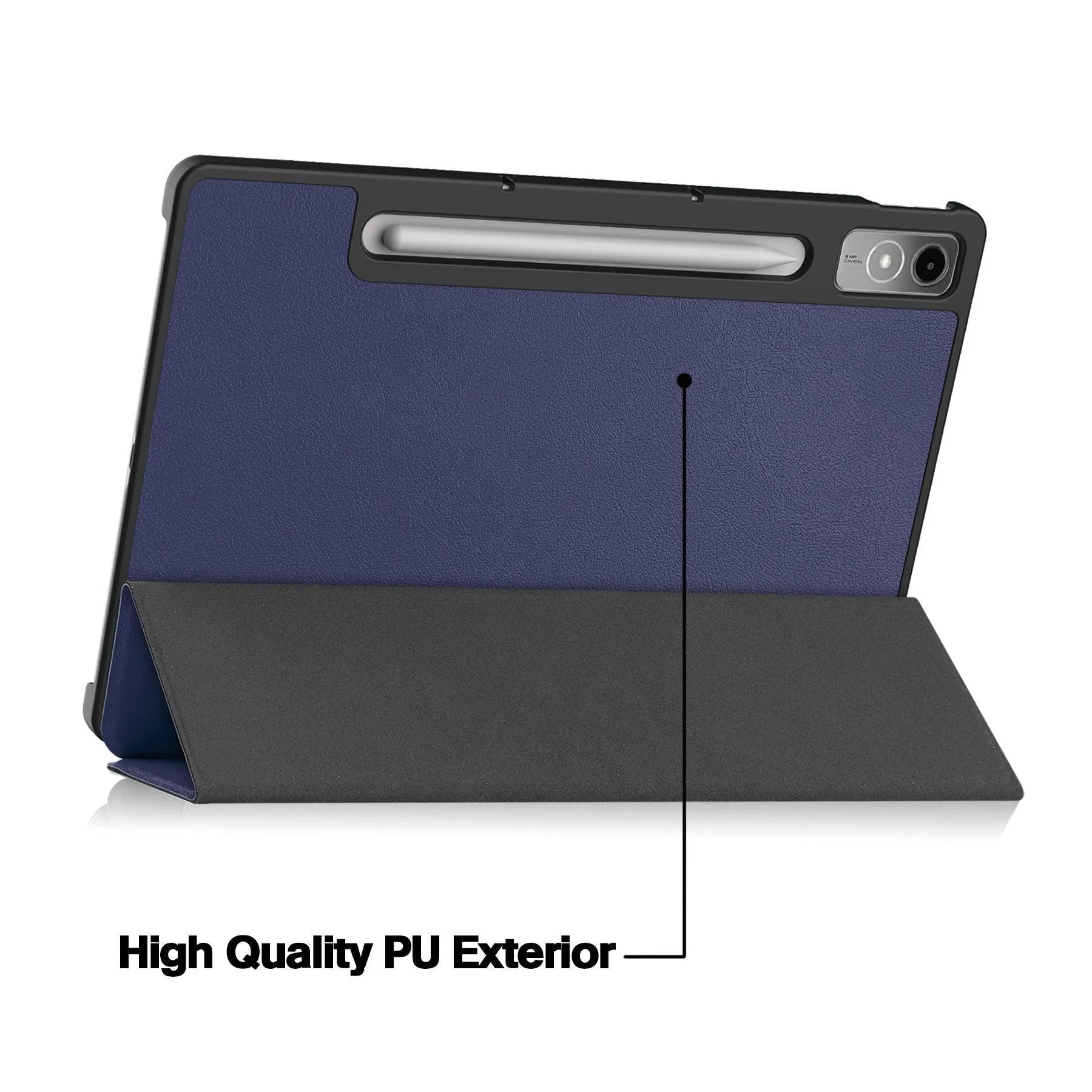 Lenovo Tab P12 127-inch protective case in three-fold design with built-in bracket and magnetic closure