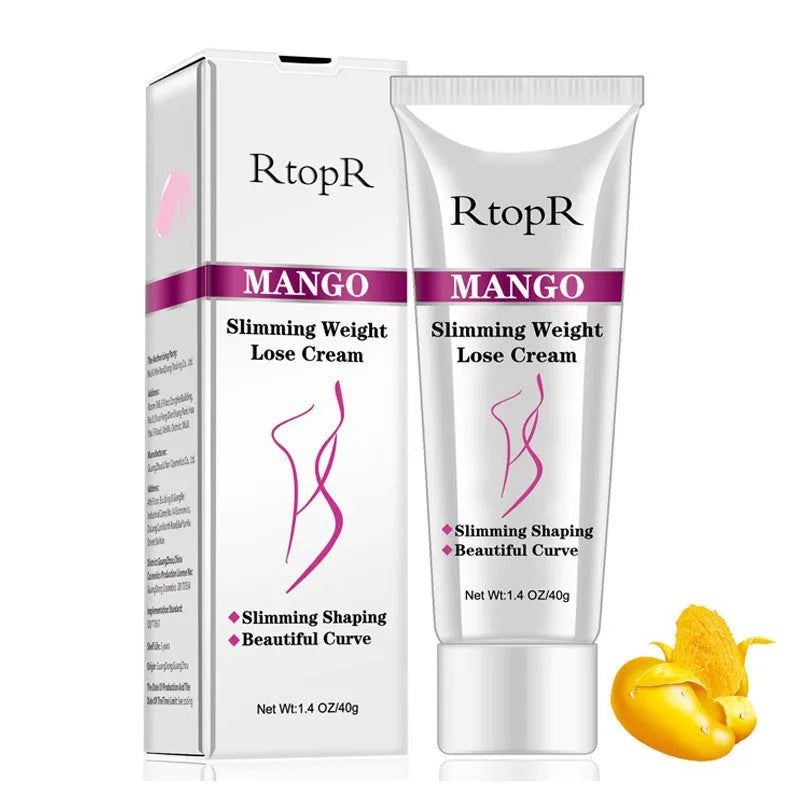RtopR Mango Body Lotion Cream white slimming massage cream with herbal extracts for weight loss and cellulite