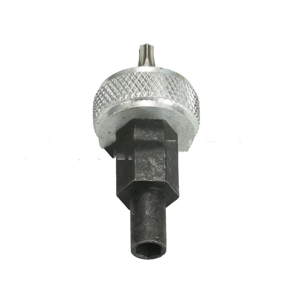 Ignition module wrench tool with knurled aluminium knobs and a 1/2" drive square for distributor bolts