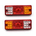 Black semi-closed electric tricycle taillight for 12V and 48-60V systems.