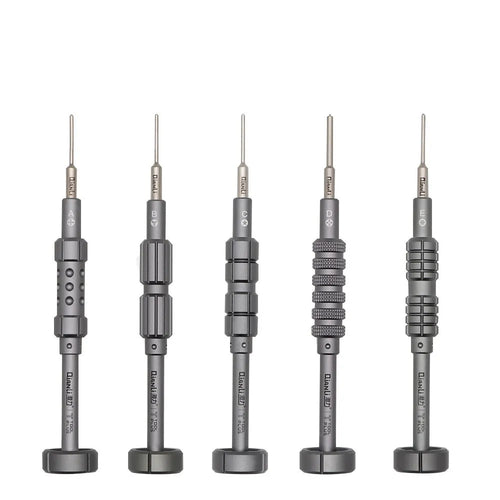 iPhone T2 cross triangle screwdriver kit with grenade-shaped aluminium alloy handle and multiple head types