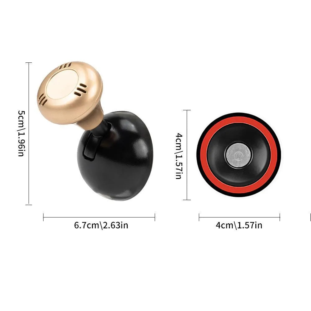 Car one-click start rocker with small red head plastic and alloy construction in noble red colour for engine start stop