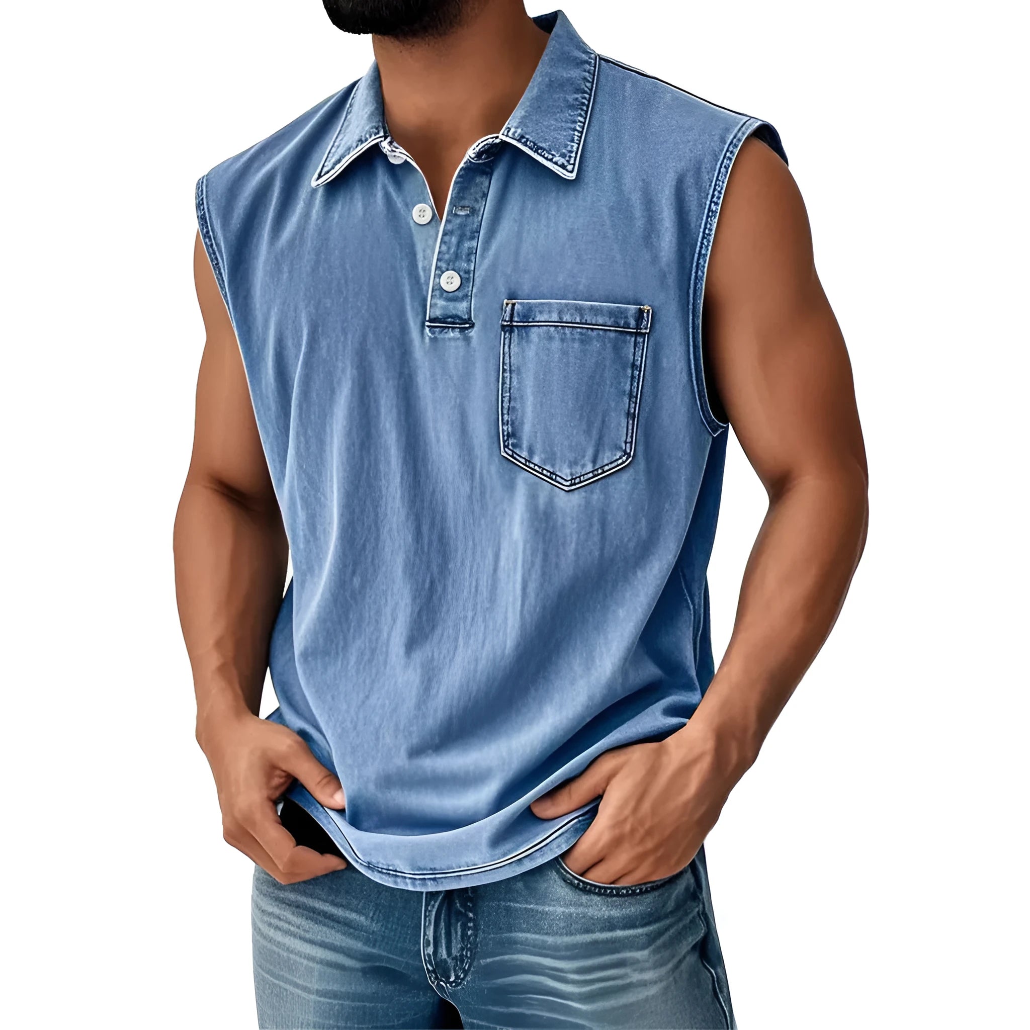 Men's loose fit short sleeve polo shirt with 3D digital printing in various colour options