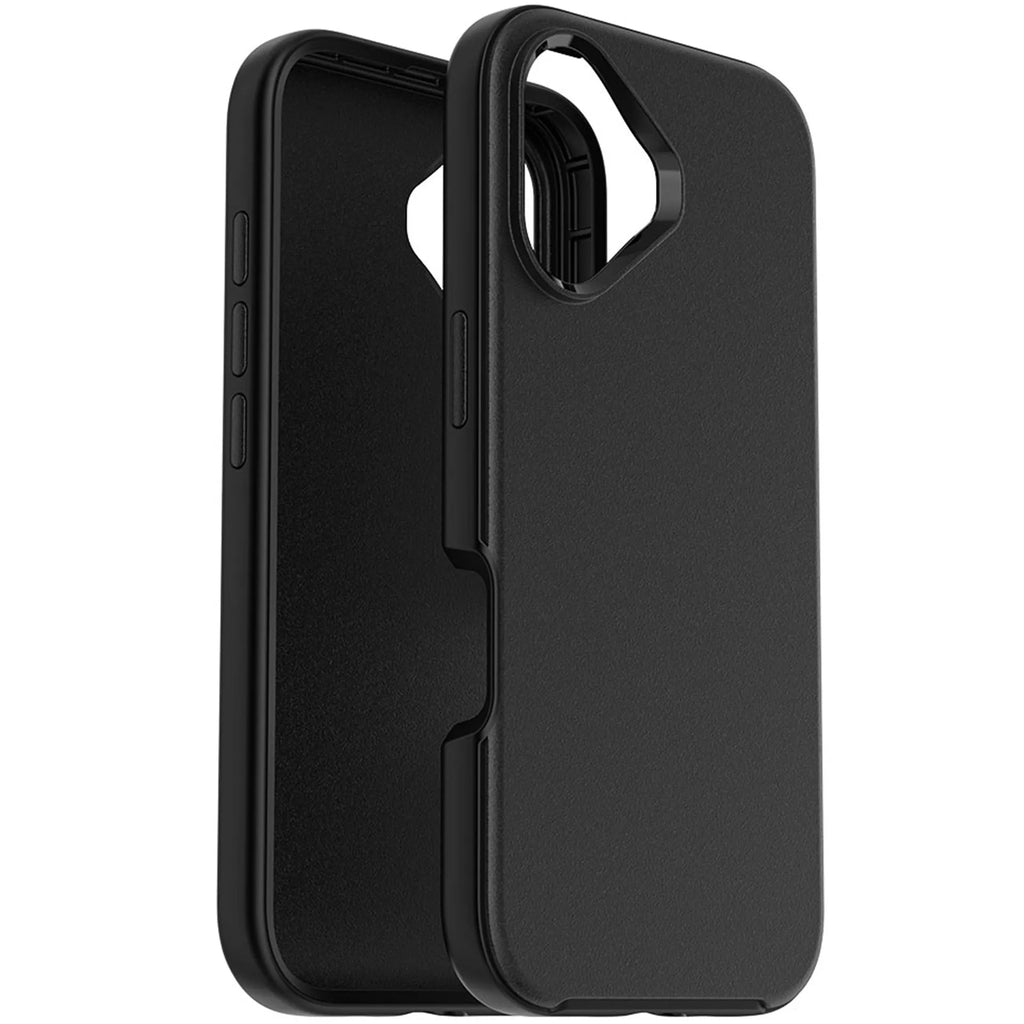 Black shockproof TPU PC mobile phone case compatible with multiple Apple iPhone models