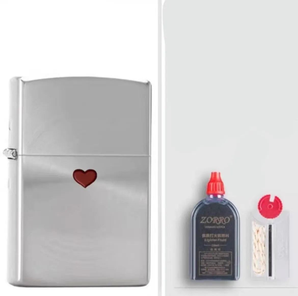 Windproof kerosene lighter with pure copper case and grinding wheel ignition mechanism