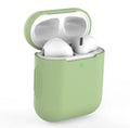 Silicone protective cover for Apple AirPods 2 wireless earbuds case in multiple colour options.