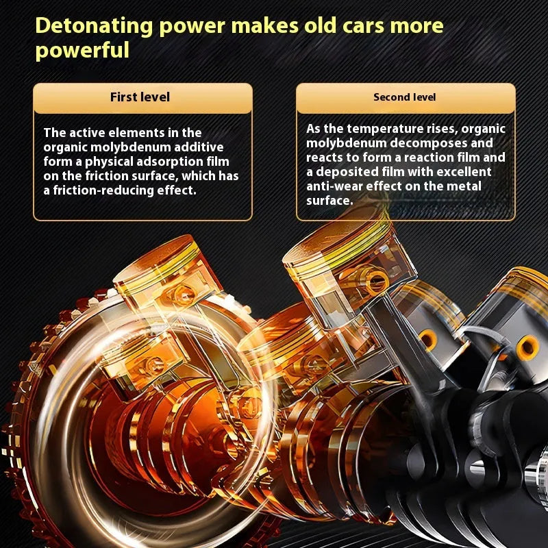60ml engine anti-wear oil additive in white cover container for petrol and diesel engines