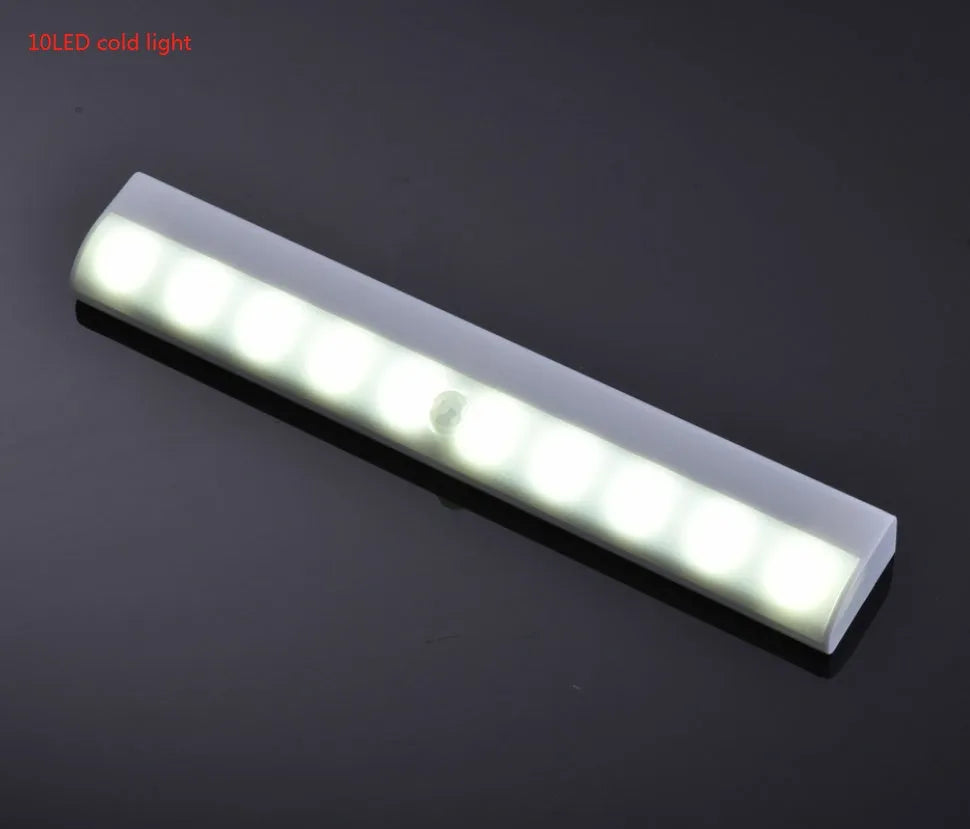 LED human body induction magnetic closet light with USB charging cable